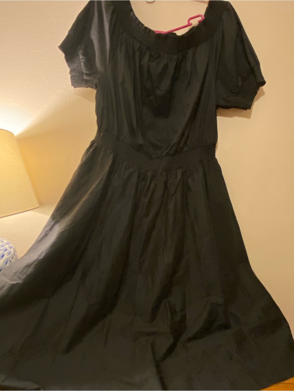 Women’s Ashley Stewart Off Shoulder Black Maxi-dress Sz22-24 NWT